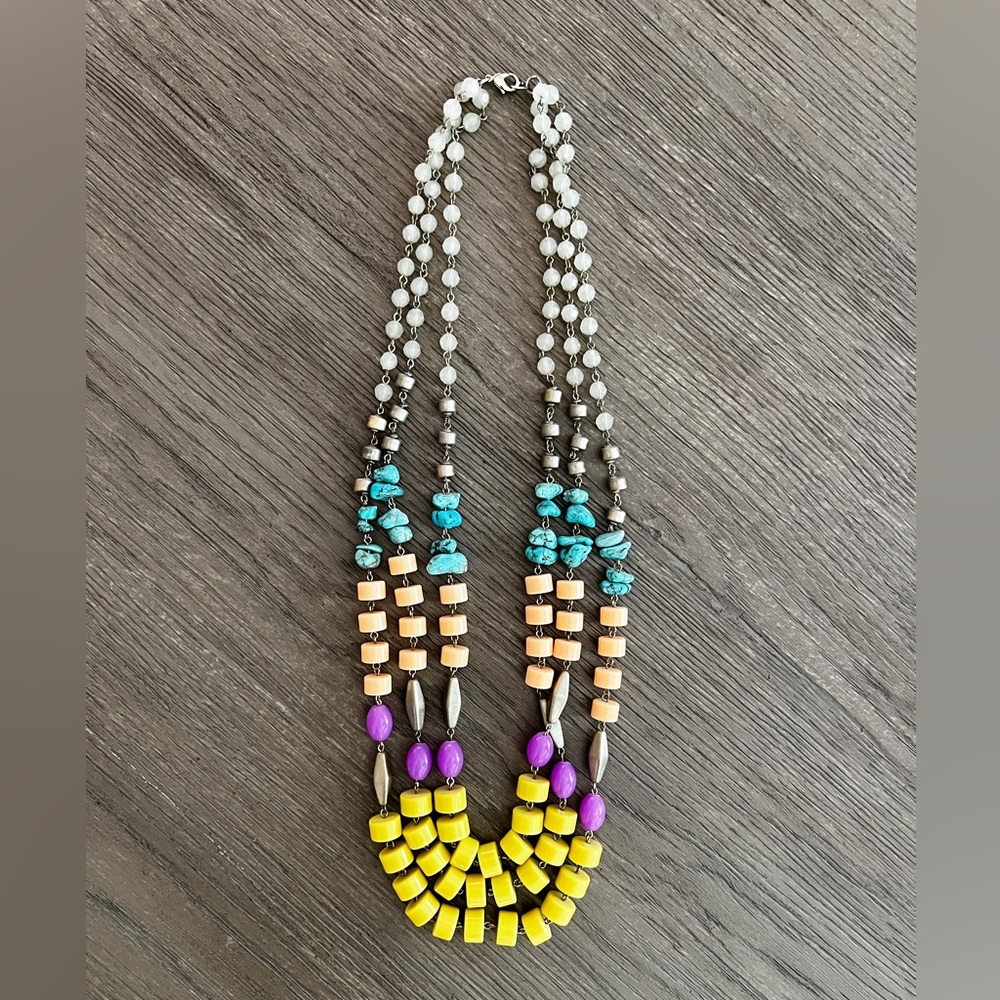 Anthropologie Chunky Bead Necklace